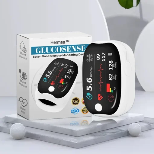 Hermsa™ GlucoSense Laser Blood Glucose Monitoring Device