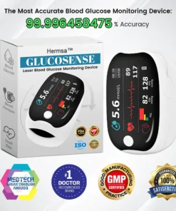 Hermsa™ GlucoSense Laser Blood Glucose Monitoring Device