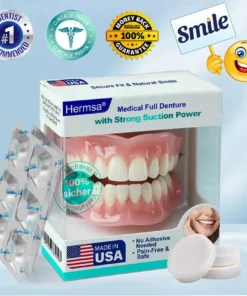 Hermsa® Medical Full Denture with Strong Suction