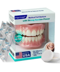 Hermsa® Medical Full Denture with Strong Suction