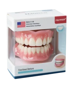 Hermsa® Easy-Fit Silicone Dentures – For Eating, Smiling, and Daily Comfort