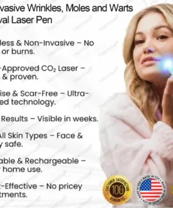 Hermsa® Multi-Functional Laser Pen Three In One Beauty Safety Device