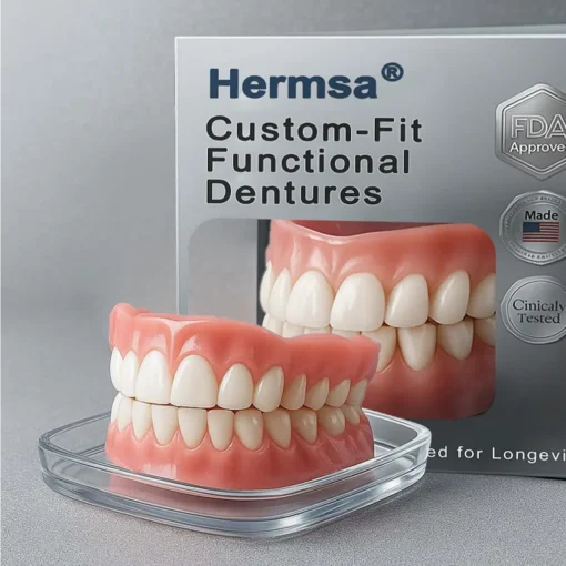 Hermsa® AdaptableFit Custom-Fit Functional Dentures
