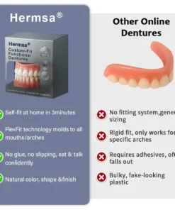 Hermsa® AdaptableFit Custom-Fit Functional Dentures