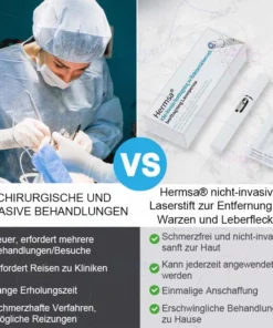 Hermsa® non-invasive laser pointer - mole and wart removal