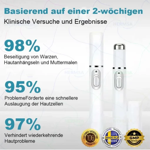 Hermsa® non-invasive laser pointer - mole and wart removal